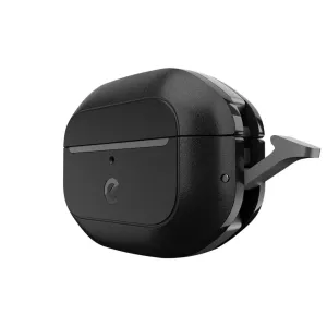 KeyBudz Element Series vandtæt etui til AirPods Pro 2 i kulsort med karabinhage