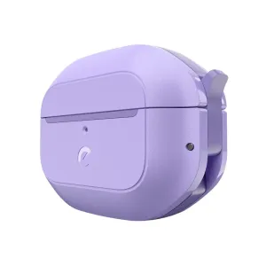 KeyBudz Element Series lavendelfarget beskyttelsesetui til AirPods Pro 2 med teksturert matt finish