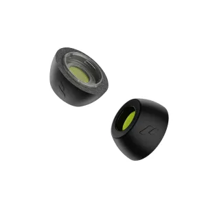 KeyBudz HyperFoam ørepropper i memoryskum til AirPods Pro i mat sort, vist som udskiftelige ørepropper