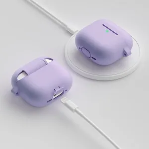 KeyBudz Elevate Series Schlüsselanhänger-Hülle in Lavendel für AirPods 4. Generation mit Ladeaussparungen