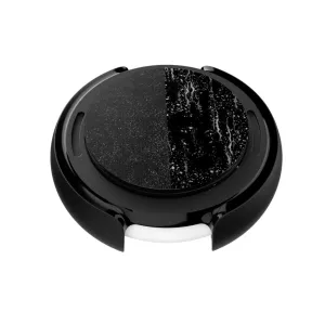 KeyBudz EZ Mount black AirTag mount with click-lock holder and reusable adhesive backing