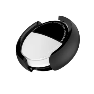 KeyBudz EZ Mount black AirTag holder with reusable adhesive and click-lock fit for tracking items