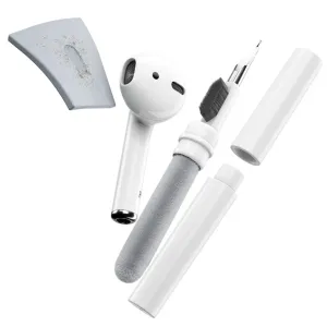 KeyBudz AirCare 1.5 AirPods-rensesæt med præcisionsbørste, vatpind, skraber og rensespidser