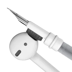 KeyBudz AirCare 1.5 rengøringsværktøj til AirPods med præcisionsspids, børste og mikrofibersvaber