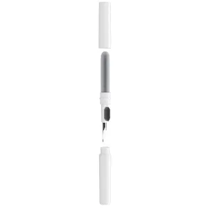 KeyBudz AirCare 1.5 AirPods-rengøringssæt med præcisionsværktøj med børste og spids, vist i hvid