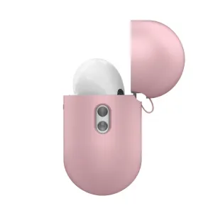 KeyBudz Elevate Series rosa AirPods Pro-fodral med öppet lock och skyddande frontutskärning