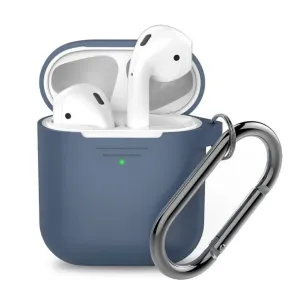 KeyBudz PodSkinz nøkkelringserie, åpent AirPods-etui med karabinkrok