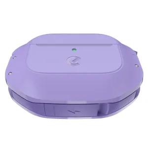 KeyBudz Element Series skyddsfodral för AirPods 3 i vild lavendel, med strukturerad matt finish