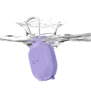 KeyBudz Element Series vattentätt AirPods 3-fodral i vild lavendel med fästögla