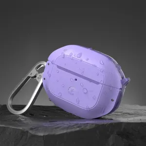 KeyBudz Element Series AirPods 3-fodral i vild lavendel med karbinhake i metall och vattentätt skydd