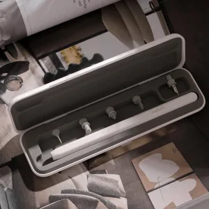 KeyBudz AirCare 2.0 cleaning kit open case with brushes and precision tools for AirPods maintenance