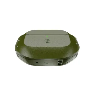 KeyBudz alyvuogių žalios spalvos Element Series apsauginis dėklas, skirtas AirPods Pro 3rd Gen, su tekstūruotu vandeniui atspariu dizainu