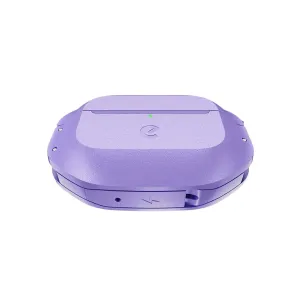KeyBudz Wild Lavender AirPods Pro-cover til 3. generation med struktureret finish, vippelåg og USB-C-port