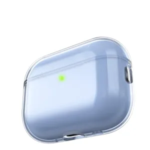 KeyBudz Jelly Series läpinäkyvä vauvansininen kotelo AirPods Pro 3rd Gen -kuulokkeille kirkkaalla suojakuorella
