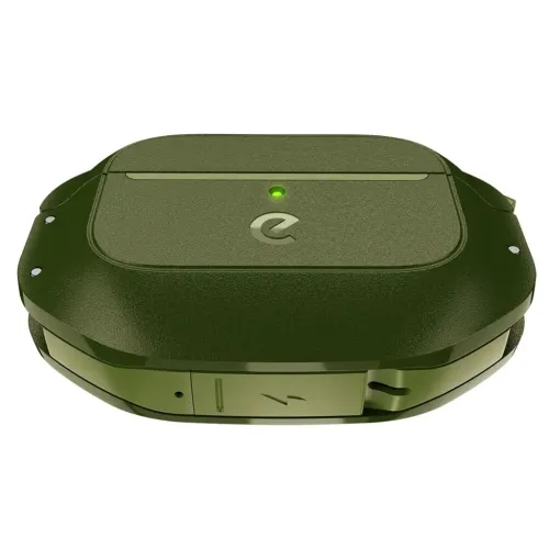 KeyBudz element-serien til AirPods Pro 2-vandtæt cover med karabinhage - Skovgrøn