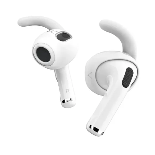 KeyBudz EarBuddyz AirPods Pro Gen 3:lle - tarjoaa turvalliset ja mukavat korvakoukut - Valkoinen