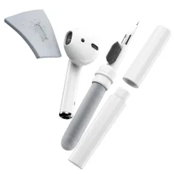 KeyBudz AirCare 1.5 Cleaning Kit with tools and swabs for maintaining and sanitizing AirPods and AirPods Pro.